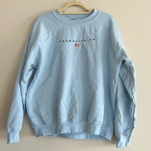 Sausalito, CA Baby Blue Crewneck